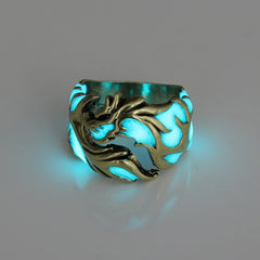 Women's Copper and CZ Infinite Dragon Ring