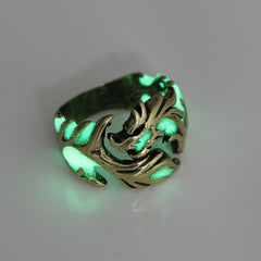 Women's Copper and CZ Infinite Dragon Ring