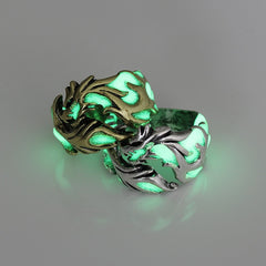 Women's Copper and CZ Infinite Dragon Ring