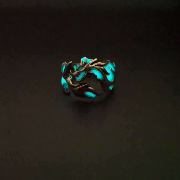 Women's Copper and CZ Infinite Dragon Ring