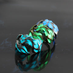 Women's Copper and CZ Infinite Dragon Ring