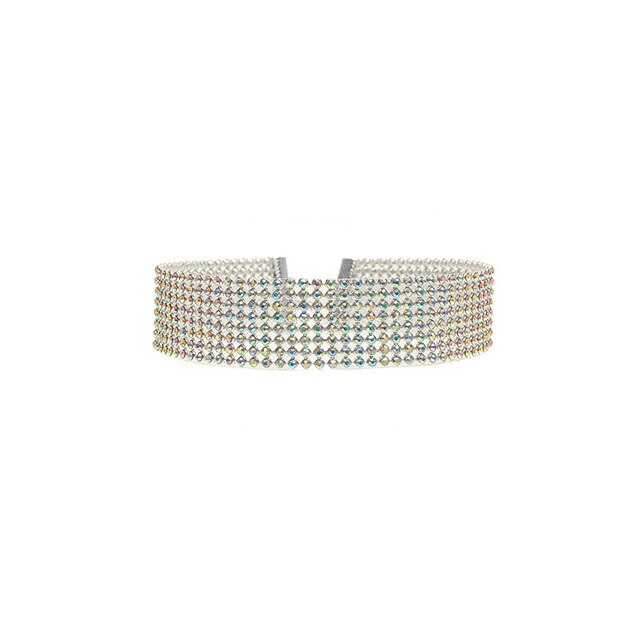 Women's Rhinestone Stretch Choker