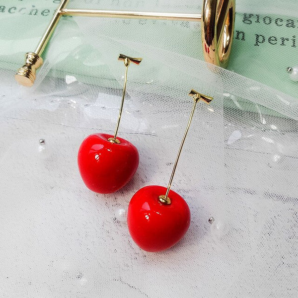 Acrylic Cherry Earrings