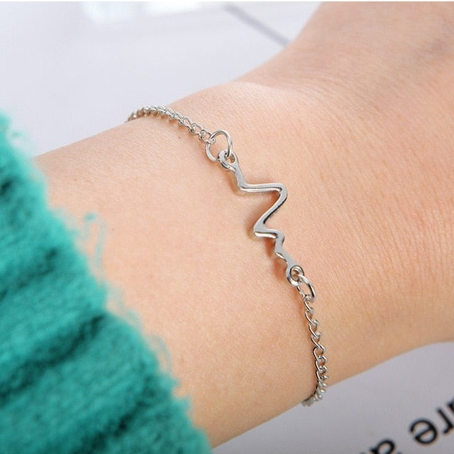 Zilver ZigZag Chain Link Bracelet